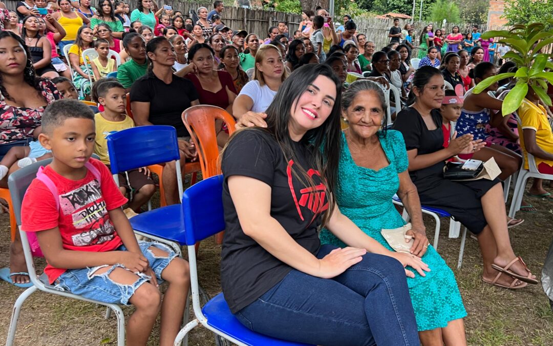 Prefeitura de Presidente Vargas realiza festival de prêmios em comemoração ao Dia das Mães em mais uma comunidade