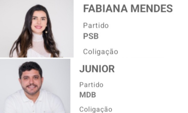 Fabiana Mendes e Junior de Zé Augusto registram candidaturas no TSE