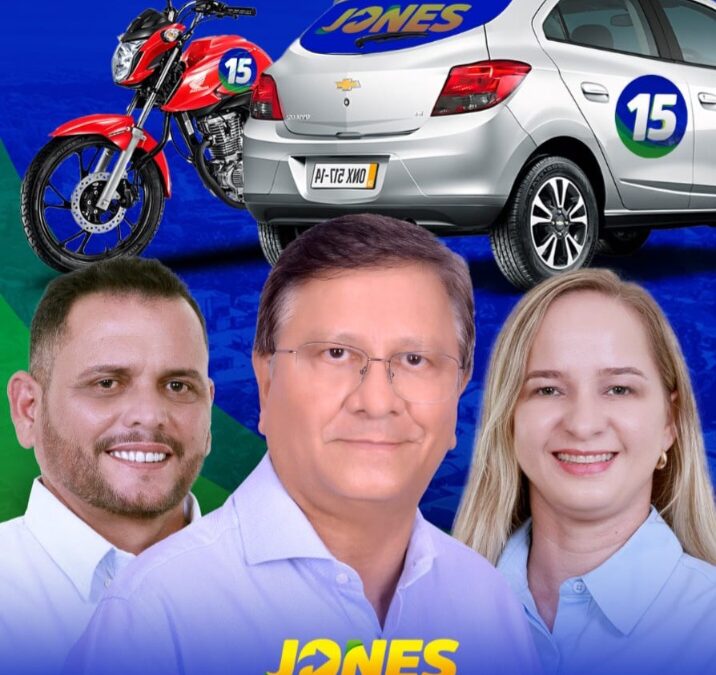 Jones Braga e Samara Corrêa iniciam campanha com visitas e adesivaço em Nina Rodrigues