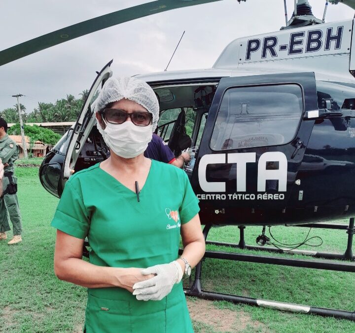 Helicóptero do CTA que realizava transporte de bebê recém-nascido faz pouso de emergência em Presidente Vargas