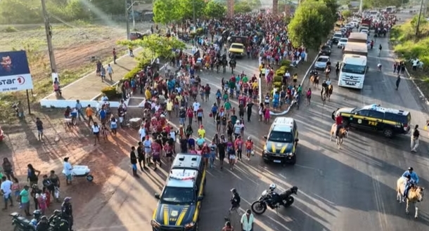 Trechos da BR-222, em Vargem Grande, serão interditados durante a ‘Operação São Raimundo dos Mulundus’; veja os locais