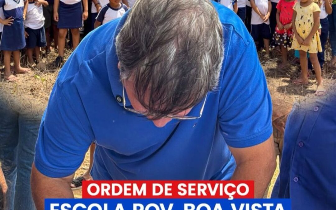 Prefeito Jones Braga autoriza construção de nova escola na Comunidade Boa Vista, em Nina Rodrigues