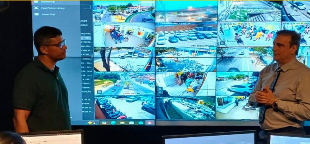 Secretário de Segurança Pública de Nina Rodrigues participa de visita técnica em São Luís para conhecer novas tecnologias de videomonitoramento