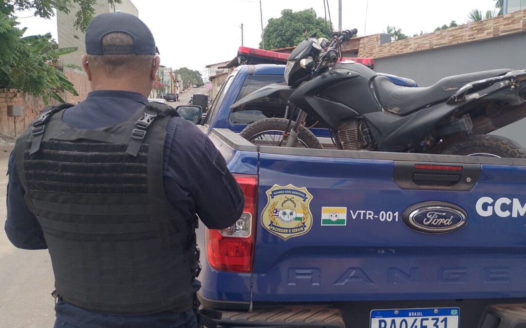 Moto furtada durante evento do Sindicato dos Servidores de Vargem Grande é recuperada pela Guarda Municipal