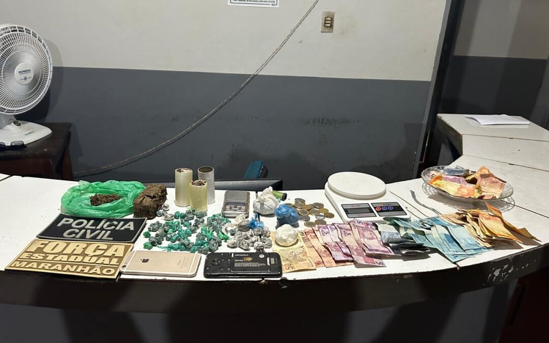 Urgente! Operação da Polícia Cívil prende traficante de drogas no bairro São Miguel em Vargem Grande