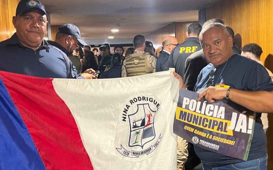 Guardas Municipais realizam grande mobilização nacional no Congresso em Brasília; GCM de Nina Rodrigues marca presença