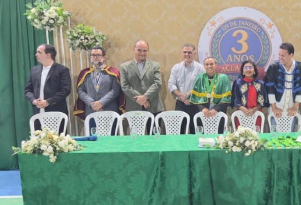 Academia de Ciências, Letras e Artes de Presidente Vargas comemora 3 anos e concede título de Membro Benemérito a Felipe Camarão