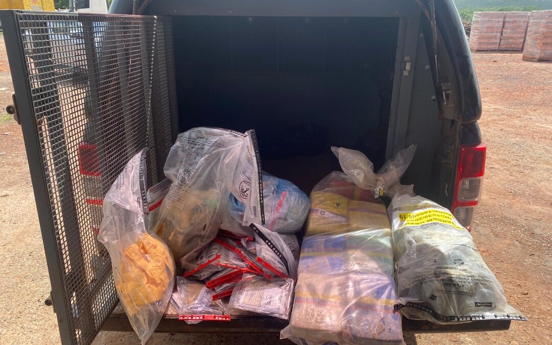 Polícia Civil incinera drogas avaliadas em R$ 300 mil apreendidas em ações contra o tráfico em Vargem Grande