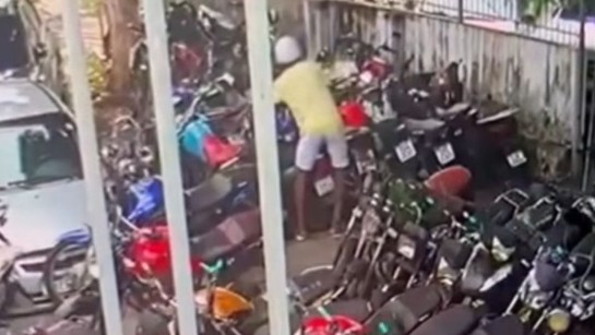 Após ir denunciar policiais, homem é preso furtando retrovisores no pátio de delegacia em São Luís; veja vídeo