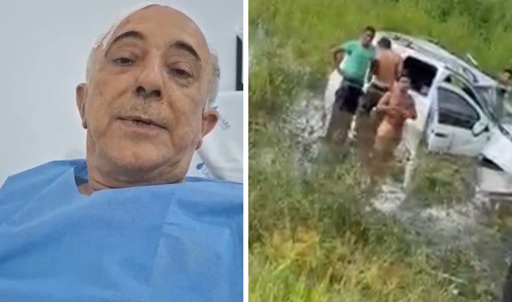 Após acidente, bispo Dom Sebastião Bandeira tranquiliza fiéis e diz que está bem