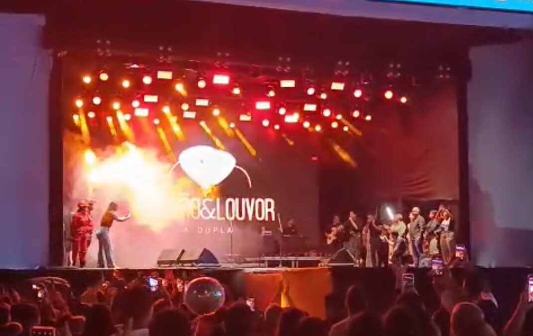 Multidão lota Parque dos Buritis durante show gospel pelos 88 anos de Vargem Grande