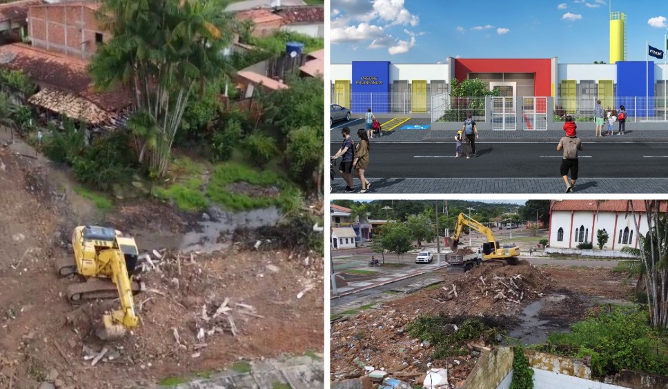 Antigo prédio da Assistência Social é demolido e dará lugar a uma nova Creche em Presidente Vargas
