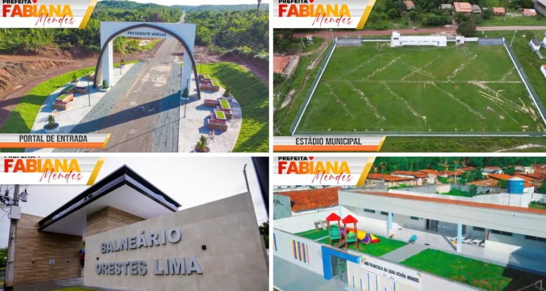 Nos últimos 5 anos, Presidente Vargas avança com obras e investimentos na gestão de Fabiana Mendes