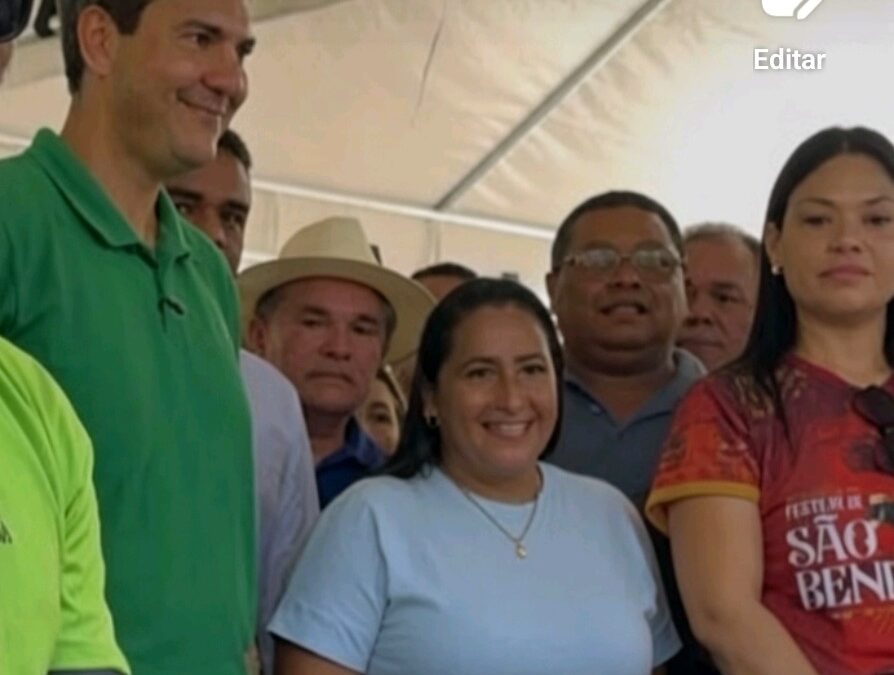 Vereadora Professora Cláudia Aguiar e Braide prestigiam a tradicional Romaria de São Benedito em Nina Rodrigues