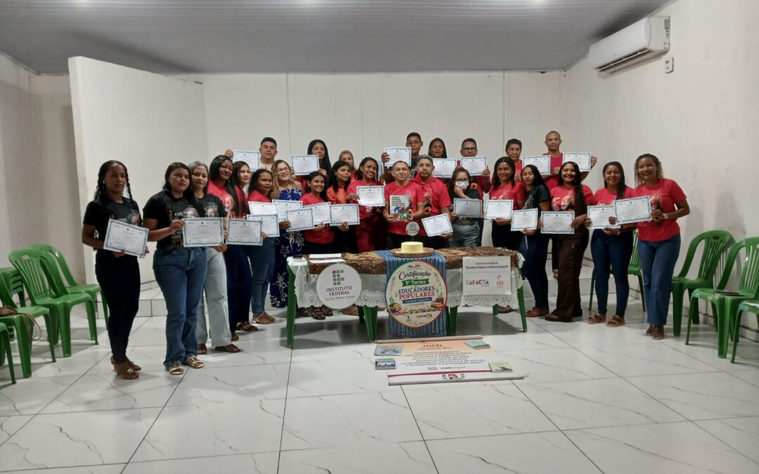 Presidente Vargas certifica a 1ª Turma de Educadores Populares e fortalece a Educação Popular inspirada em Paulo Freire