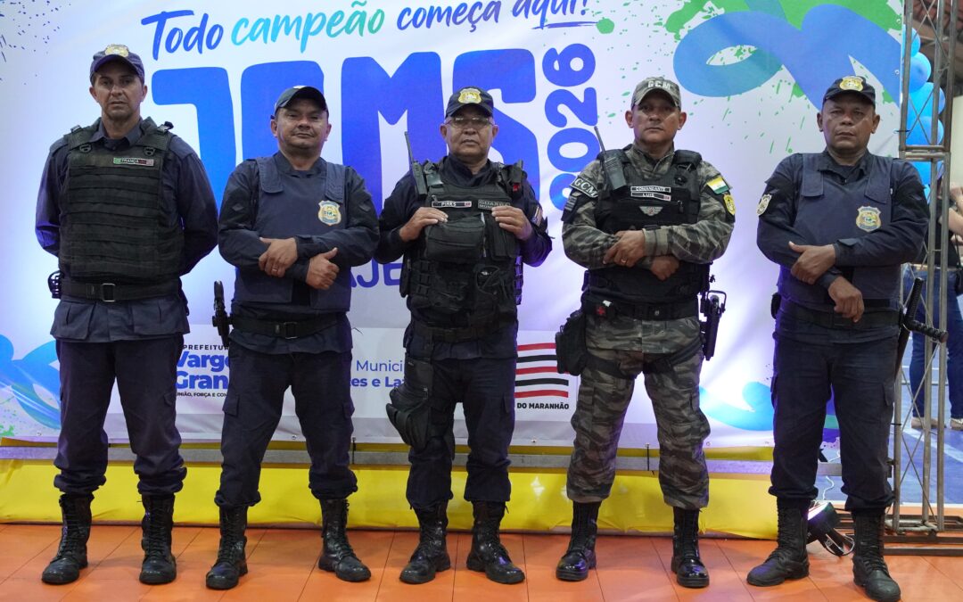 GCM de Vargem Grande reforça a segurança durante abertura oficial da etapa regional dos JEM’s 2026