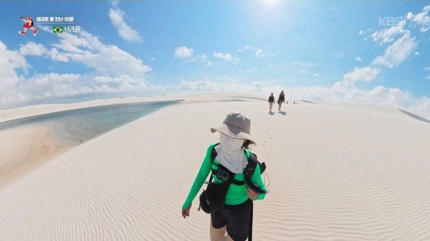 Lençóis Maranhenses ganham destaque na maior emissora pública da Coreia do Sul em travessia de 32 km